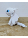 Plyšová hračka biely drak - Ako si vycvičiť draka 30 cm